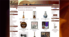 Desktop Screenshot of kg-guitars.gr